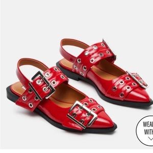 Steve Madden graya red patent - never worn